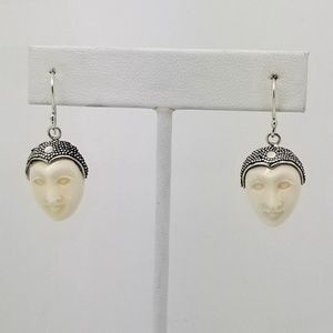 Goddess Bali Sterling Silver Earrings